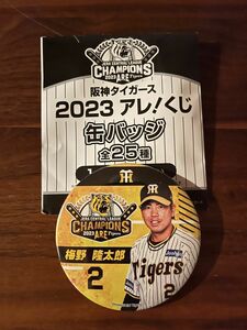 阪神タイガース　2023 アレ！くじ　缶バッジ　梅野隆太郎　2