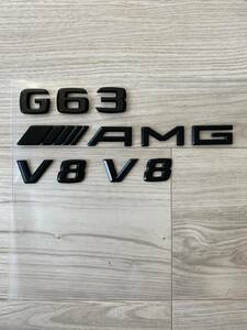 美品　純正　ゲレンデ　ベンツ　AMG 　エンブレム　W463 Gクラス　G63　サテンブラック