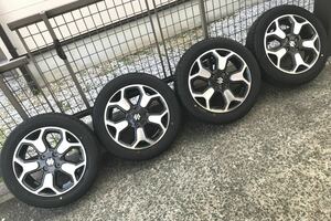 新車外し 送料込み 純正アルミホイール タイヤセット スズキMR92Sハスラー 4.5J+45 165/60R15