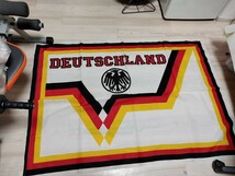 1990年 サッカーワールドカップ優勝 ドイツ代表 旗フラッグ リトバルスキーマテウス_画像2