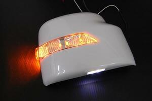 JB43W ジムニー シエラ 5型以降～ LED ウインカーミラー カバー交換式 フットランプ付 Z7T塗装済み パール