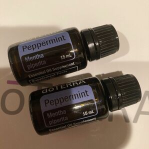 ドテラ　doTERRA ペパーミント15mlの2本セット　新品未開封　アメリカ正規品