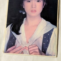 アマダ 昭和のアイドル 中森明菜 大型パネル POP 当たり くじ 当時物 39cm×26cm_画像3