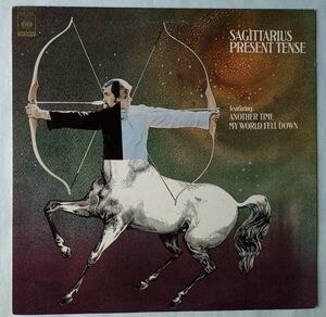 Sagittarius - Present Tense - Sajitarias - Japanese record LP - CBS 20AP 2197 soft lock name record 