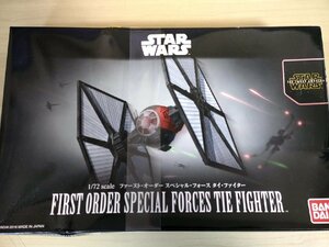 ほぼ新品 未開封品 スターウォーズ/STARWARS タイ・ファイター ファースト オーダー スペシャルフォース 1/72 バンダイ/プラモデル/G325017