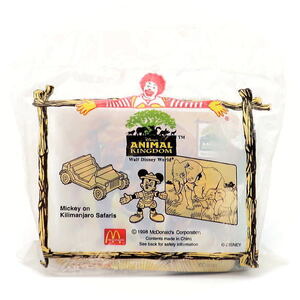  Disney Mickey McDonald's * happy mi-ru toy WDW animal King dam Kilimanjaro * Safari McDonald's 1998 year 