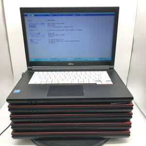 【BIOS可】5台まとめ ジャンク LIFEBOOK A574/M FMVA1000C CPU Celeron 2950M メモリ4GB HDD320GB OSなし 中古 PC ノートパソコン セット 8