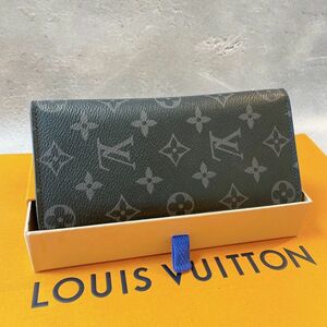 LOUISVUITTON ルイヴィトン ポルトフォイユ ブラザ エクリプス モノグラム 長財布