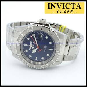 【新品・送料無料】インビクタ INVICTA 腕時計 メンズ 自動巻き カレンダー PRO DIVER 36746 ブルー・スチール メタルバンド