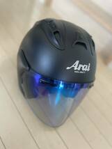 Arai アライ SZ-RAM4 ジェットヘルメット ミラーシールド 中古_画像2