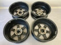 ブリヂストン ？ Bタイプ ？ VRACING JAPAN 15インチ 15x7JJ +35 100/4H 中古4本 希少 当時物_画像7