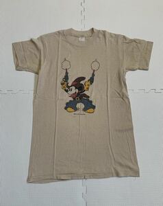 ★70ｓ80ｓ Ｖｉｎｔａｇｅ ウォルトディズニー プロダクション ミッキーマウス Tシャツ