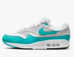 【新品未使用人気モデル】NIKE AIR MAX1 CLEAR JADE 28cm US10 ナイキ エアマックス クリアージェイド ティファニーカラー 定番モデル