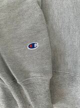 【超美品人気完売モデル】Champion MOMA REVERSE WEAVEリバースウィーブ スウェットパーカー グレー M チャンピオン 人気コラボモデル_画像5