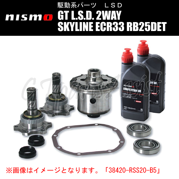 NISMO GT L.S.D. 2WAY スカイライン ECR33 RB25DET アクティブLSD仕様車を除く 38420-RS020-B ニスモ LSD SKYLINE