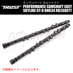 TRUST GReddy パフォーマンスカムシャフト EASY スカイラインGT-R BNR34 RB26DETT INTAKE 256-9.1/EXHAUST 256-9.1 2本 13524601/13524603