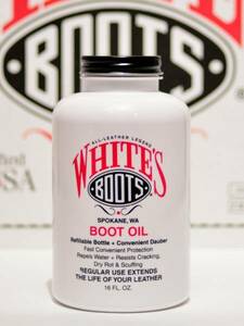 ★☆ White's Boots Oil　ホワイツ ブーツオイル（約473ml） ウエスコ レッドウィング チペワ ブーツ・レザー用品に ☆★