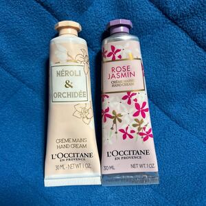 L'OCCITANE ロクシタンハンドクリーム ネロリオーキデ&ローズジャスミン30ml 2本セット