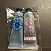 L'OCCITANE ロクシタンハンドクリーム シア &チェリーブロッサム30ml 2本セット_画像1