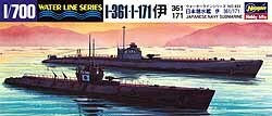 1/700 ハセガワ WL433 日本潜水艦 伊-361/171