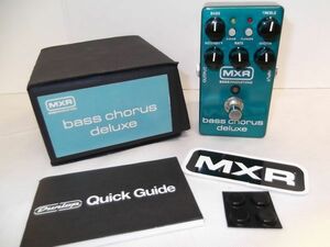 【外観美品/ジャンク扱/1円スタート】MXR/M83 Bass Chorus Deluxe ベース用コーラス Flangerボタン・X-Overボタン搭載/60サイズ