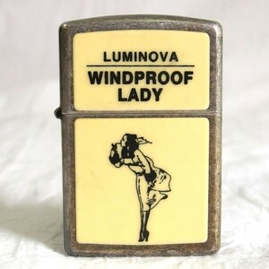 【送料無料】zippo LUMINOVA WINDY ウィンディ 蓄光 WINDPROOF LADY 1994年製 ライター