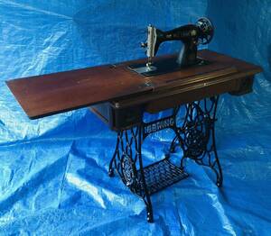 * antique retro stepping sewing machine * operation not yet verification, but movement is sm-z.. direct . movement seems to be.. belt less * shipping low price possibility ( explanation field ) household goods flight 