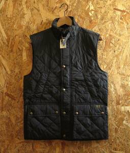 新品☆本物 POLO RALPH LAUREN QUILTING VEST Sサイズ ポロラルフローレン キルティングベスト BLACK 日本未発売 USA購入 ナイロンベスト