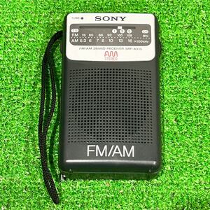 SONY ソニー SRF-AX15 ラジオ ステレオ FM/AM 2BAND 動作品 現状品(E264)