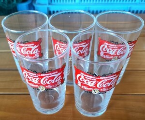 コカ・コーラ グラス ガラス製 レトロ コップ 5個セット 20231110 nc sm 1002