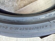 お待たせしました！！　DANLOP SPORT MAX α アルファ 13 SP フロント 110/70R/17/MC54H ＆ リア 140/70R/17/MC66H_画像7