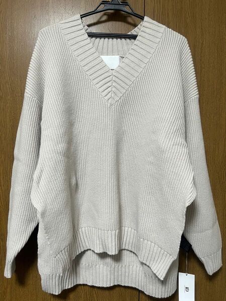 アーバンリサーチ URBAN RESEARCH iD　SIDE SLIT V-NECK KNIT