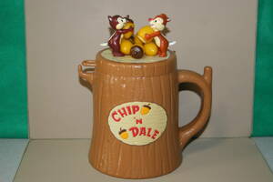 TDL Disney Land chip & Dale Hsu red a cup ( jug ) mug pot tumbler heat-resisting enduring cold figure acorn 