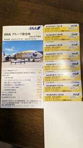 ANA 全日空 株主優待券8枚セット 優待冊子付き 有効期限2024.11.30【レターパックライト無料】