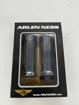 【未使用保管品】ARLENNESS アレンネス BEVELD GRIPS CBL BK 07-331 グリップ 交換 カスタム バイク オートバイ_画像1