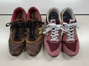 ニューバランス 996 997 MADE IN USA 30cm US12 HORWEEN レザー 革 ワイン NB ( UK atmos HECTIC AF1 AJ1 DUNK SUPREME RRL STUSSY