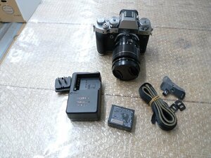 現状品 富士フイルム FUJIFILM X-T3 シルバー + XF 18-55mm F2.8-4 R LM OIS デジタル ミラーレス 一眼カメラ　管理146