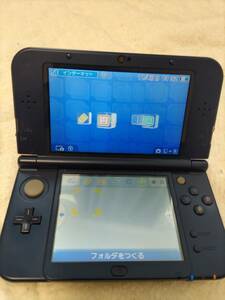 ★new ninntendo 3DS ll ブルー　本体★タッチペン　充電用アダプター付属★32GBマイクロSDカード付属★