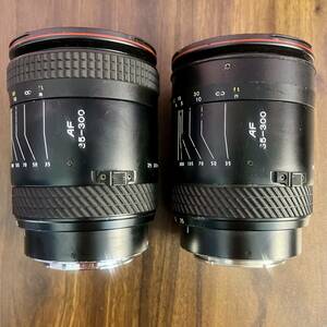 ★ ★ Tokinaレンズ★Tokina トキナ AF 35-300mm 1:4.5-6.7 現状品 SONY MINOLTA ソニー　ミノルタ 2本【ジャンク品】