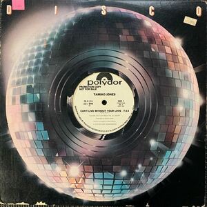 Tamiko Jones・Can't Live Without Your Love・タミコ・ジョーンズ・プロモ盤・Promo・レコード・Vinyl・Disco・Funk・Soul