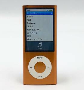 ◆◇外観美品　Apple iPod nano 8GB MC046J A1320 第5世代　オレンジ◇◆