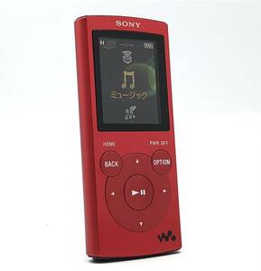 ◆◇バッテリー良好！　外観概ね美品　SONY WALKMAN NW-E062 2GB レッド◇◆