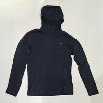 ARC’TERYX アークテリクス　 MOTUS AR HOODY モータス フーディ メンズ　S　ベースレイヤー　ブラック_画像2