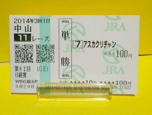 アスカクリチャン　第62回　日経賞　GⅡ　JRA　競馬　馬券
