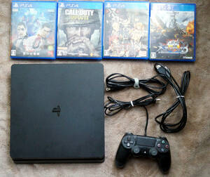 ◆PS4 PlayStation4 1TB CUH-2100B◆　＋　おまけゲームソフト　４本