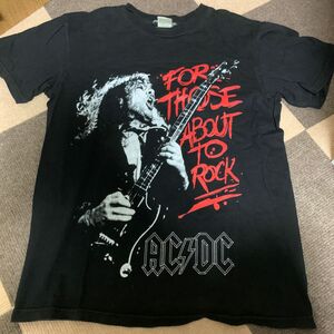 大人気】AC/DC 両面プリント　バンドTシャツ 古着　半袖　ヴィンテージ