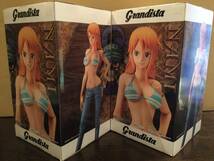 ONE PIECE ワンピース Grandista -THE GRANDLINE LADY- NAMI ナミ 2個セット フィギュア プライズ 新品 未開封 同梱可-3_画像3