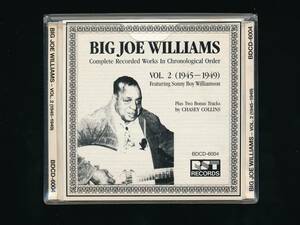 ☆BIG JOE WILLIAMS☆VOL.2 (1945-1949)☆Complete Recorded Works In Chronological Order☆1990年☆RST RECORDS BDCD-6004☆