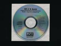 ☆REV.F.W.McGEE☆VOLUME 1 (1927-1929)☆The Complete Recorded Works In Chronological Order☆1992年☆RST RECORDS BDCD-6031☆_画像3