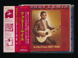 ☆FURRY LEWIS☆IN HIS PRIME 1927-1928☆1991年日本流通仕様☆VIVID VSCD-1096 (YAZOO 1050)☆